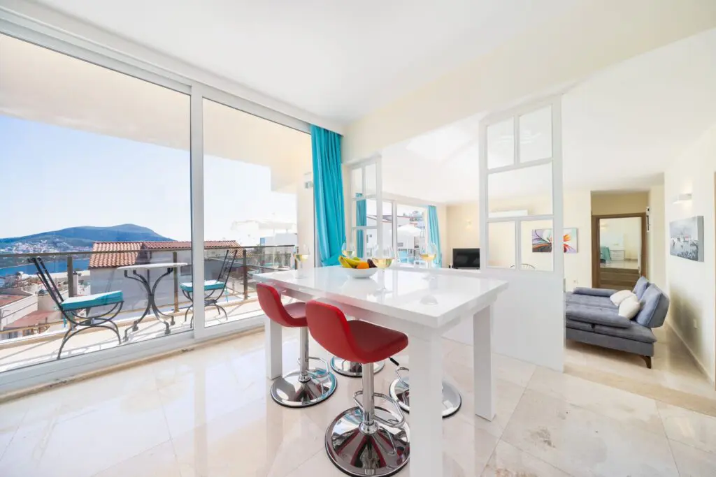 Stunning Sea View Apartment with Private Pool in Kalkan