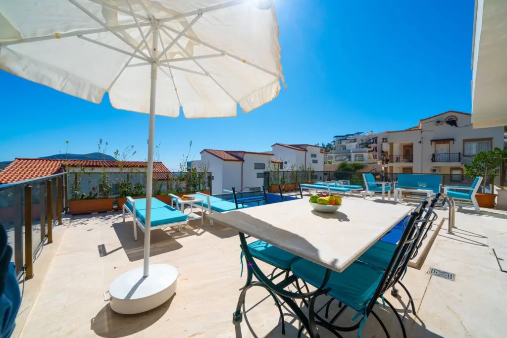 Stunning Sea View Apartment with Private Pool in Kalkan