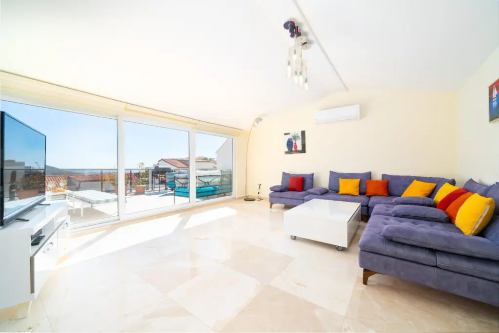 Private Pool Apartment in Kalkan – Luxury 3-Bedroom Penthouse with Sea Views in Town Centre