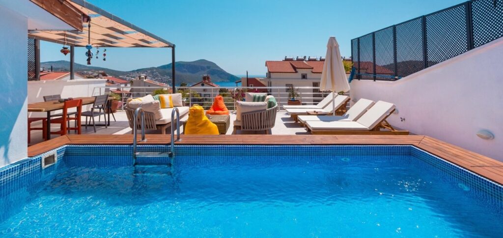 Luxury 3 Bedroom Penthouse Apartment in Kalkan with Private Rooftop Plunge Pool