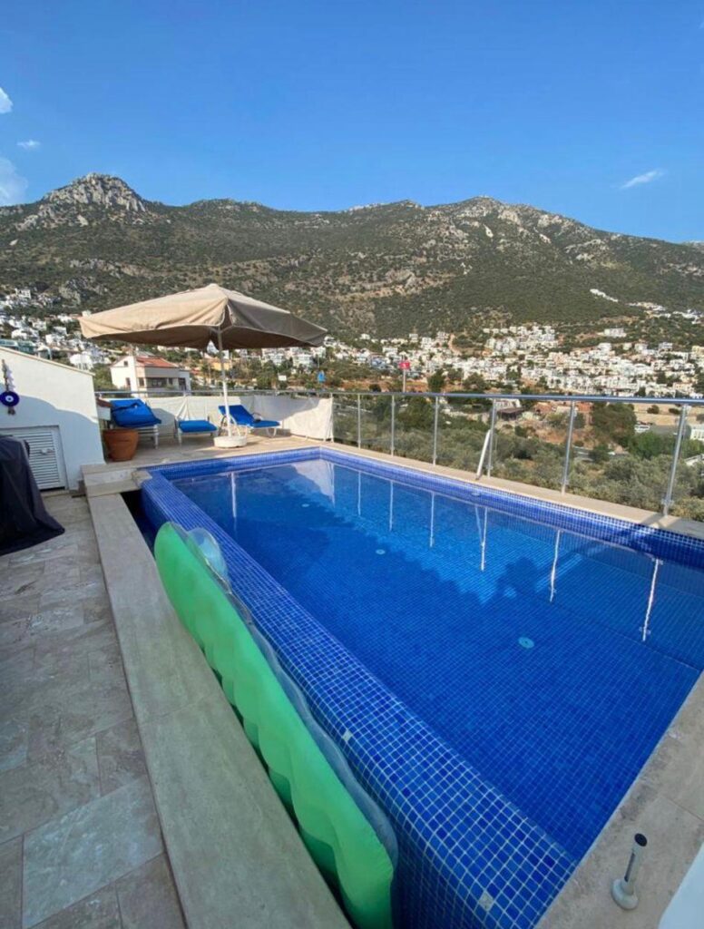 Modern Penthouse Duplex in Kalkan with Private Roof Pool