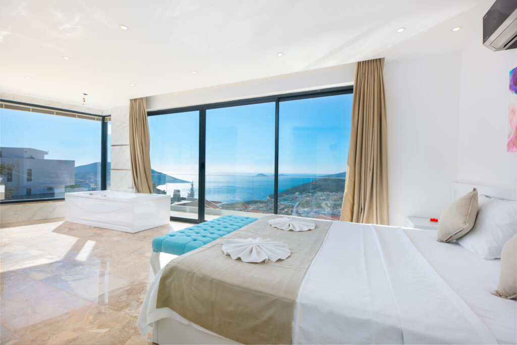 Spacious Four Bedroom Luxury Villa With Panoramic Kalkan Bay Views