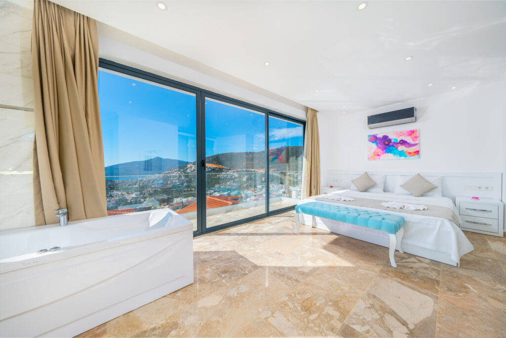 Spacious Four Bedroom Luxury Villa With Panoramic Kalkan Bay Views