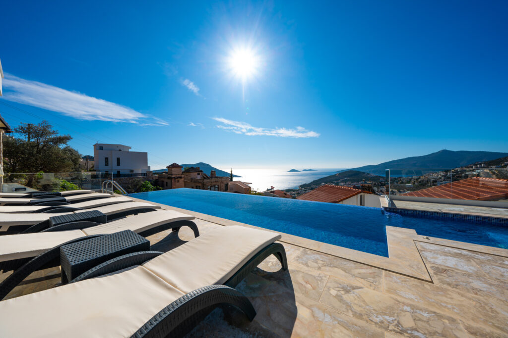 Spacious Four Bedroom Luxury Villa With Panoramic Kalkan Bay Views