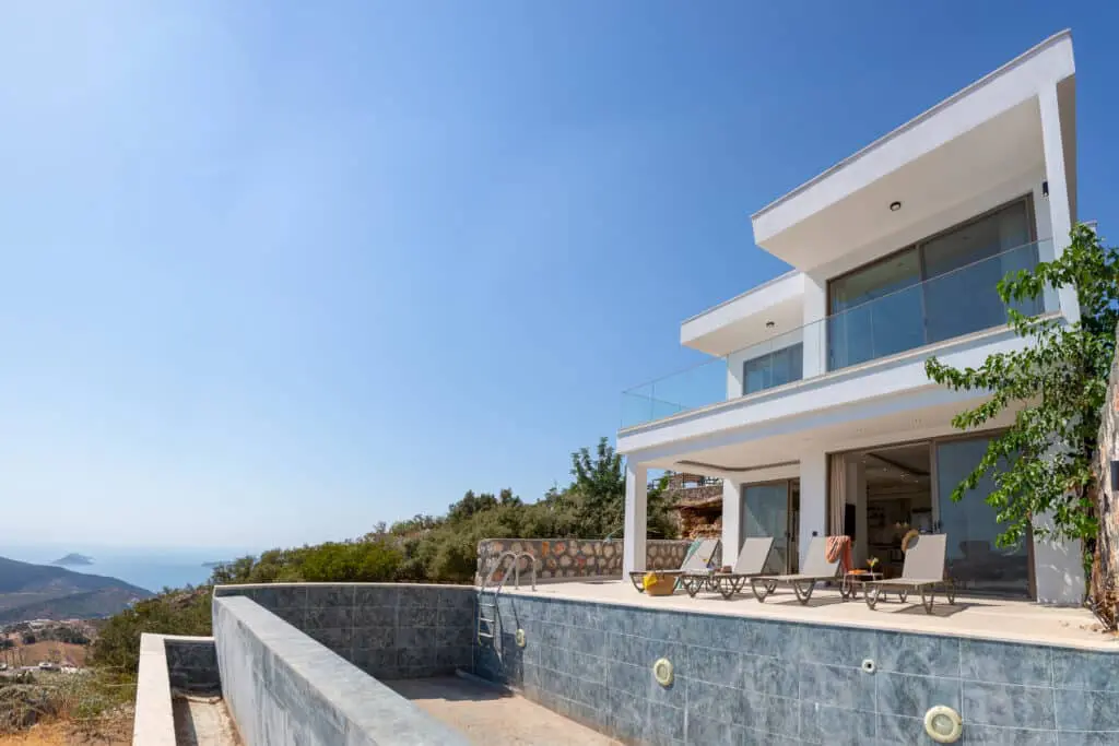 Stunning 2 Bedroom Villa in Kalkan with Breathtaking Sea and Mountain Views