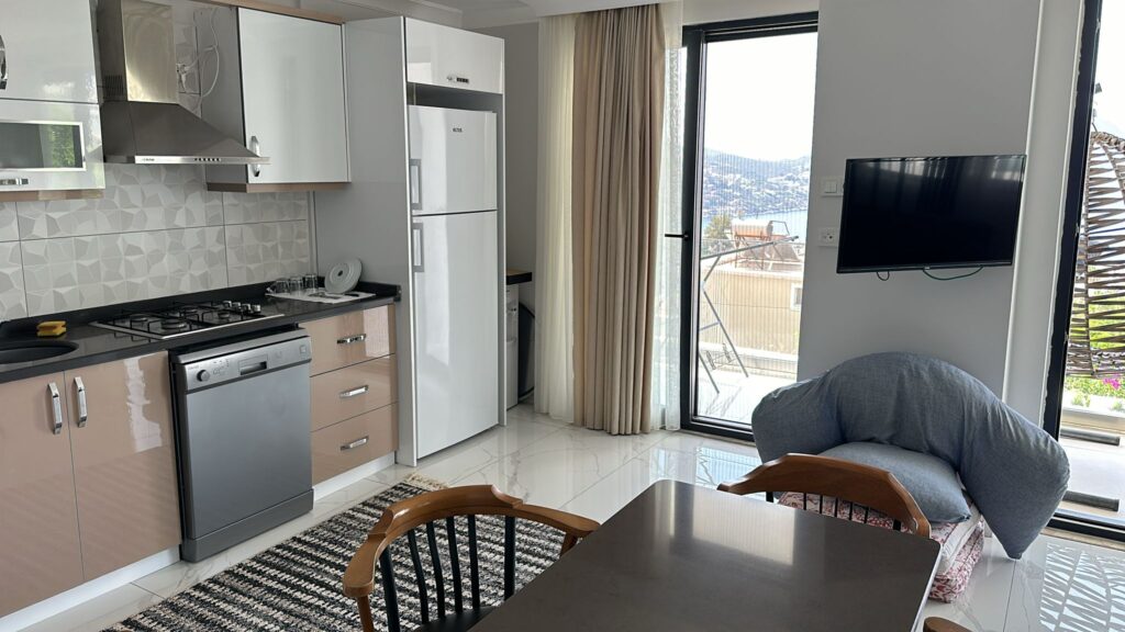 Modern 4-Bedroom Apartment with Private Pool and Stunning Sea Views in Kalkan
