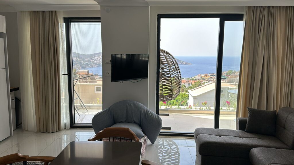 Modern 4-Bedroom Apartment with Private Pool and Stunning Sea Views in Kalkan