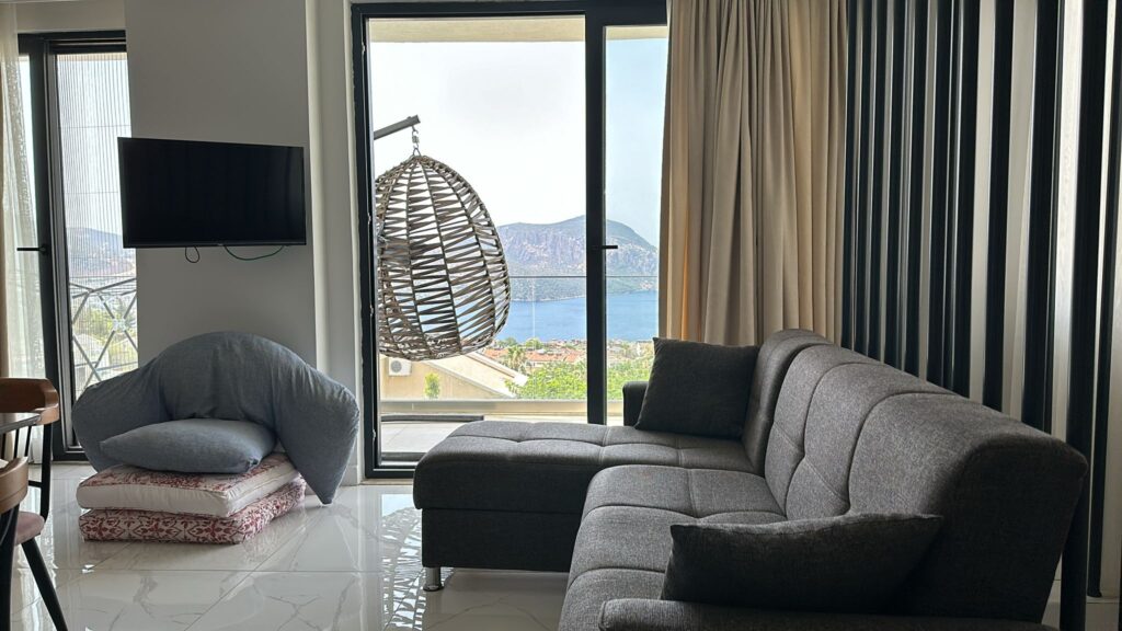 Modern 4-Bedroom Apartment with Private Pool and Stunning Sea Views in Kalkan