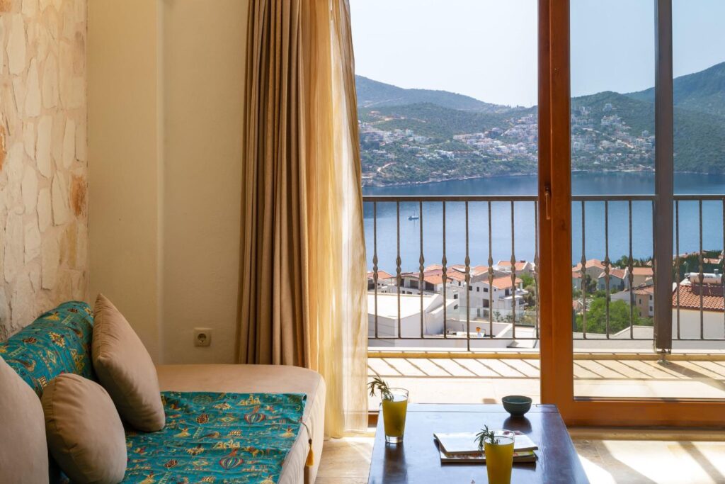 Luxury 2-Bedroom Upper Duplex with Stunning Sea Views in Kalkan