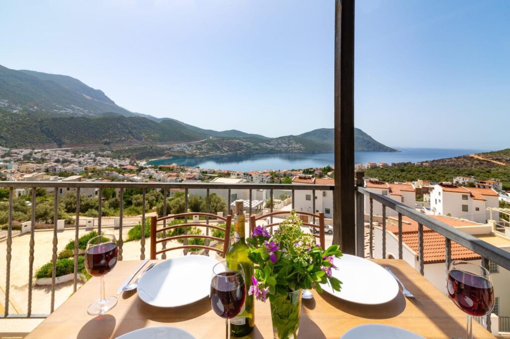Luxury 2-Bedroom Upper Duplex with Stunning Sea Views in Kalkan