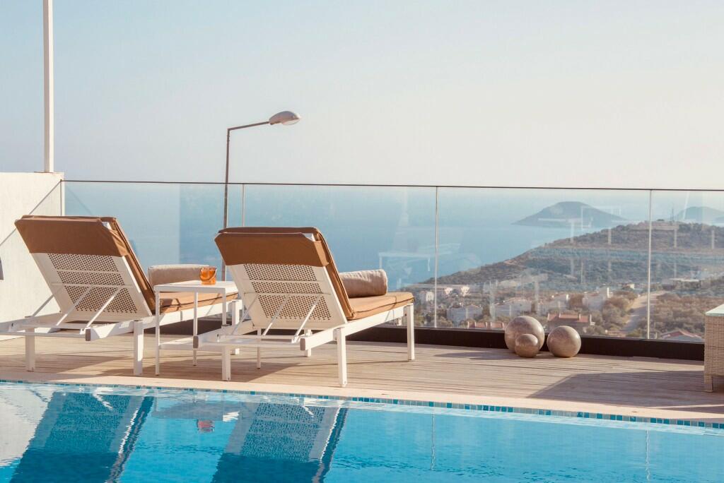 Sea View 3-Bedroom Villa with Private Pool in Kalkan Kiziltas