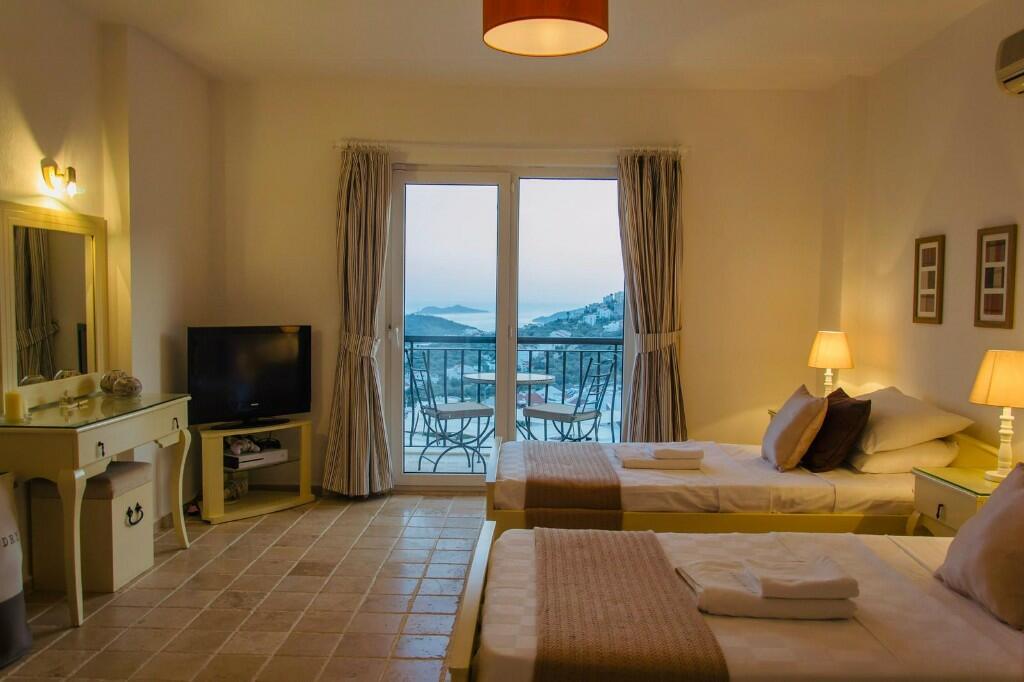 Sea View 3-Bedroom Furnished Villa with Private Pool for Sale in Kalkan Kızıltas