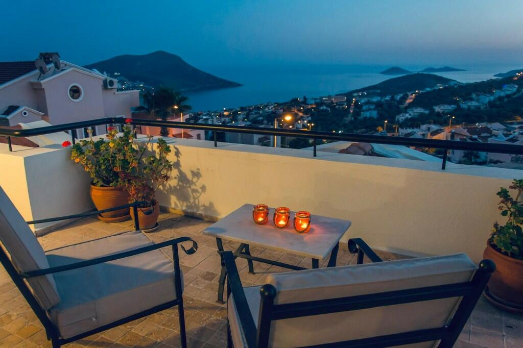 Sea View 3-Bedroom Furnished Villa with Private Pool for Sale in Kalkan Kızıltas