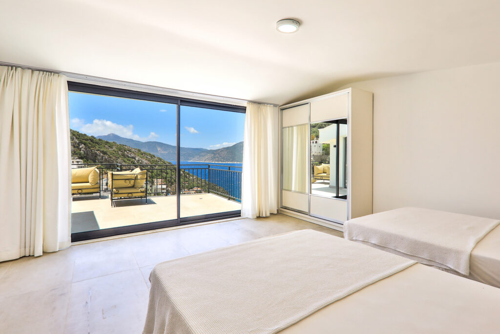 Elegant Beachfront 4-Bedroom Sea View Villa with Private Pool for Sale in Kalkan