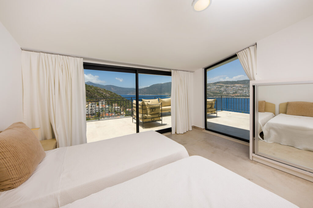Elegant Beachfront 4-Bedroom Sea View Villa with Private Pool for Sale in Kalkan