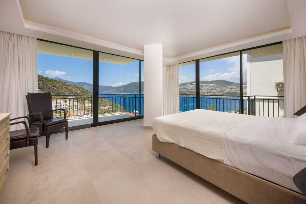 Elegant Beachfront 4-Bedroom Sea View Villa with Private Pool for Sale in Kalkan