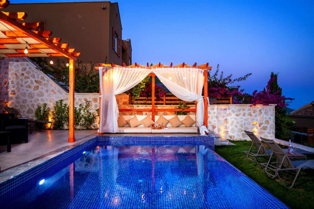 Contemporary 2-Bedroom Sea View Villa with Private Pool for Sale in Lavanta Estate, Kalkan