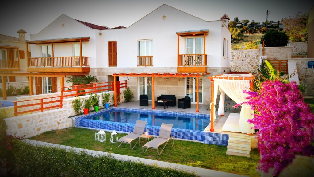 Contemporary 2-Bedroom Sea View Villa with Private Pool for Sale in Lavanta Estate, Kalkan