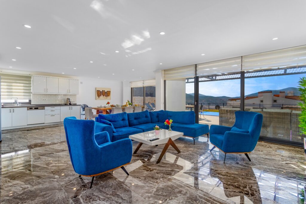 Contemporary 5-Bedroom Villa with Pool, Rooftop Jacuzzi & Rental Income in Central Kalkan
