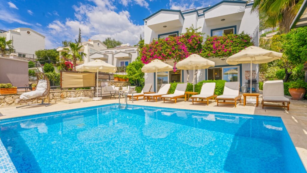 Stylish 3-Bedroom Villa with Panoramic Sea Views in Kalkan – Kızıltas