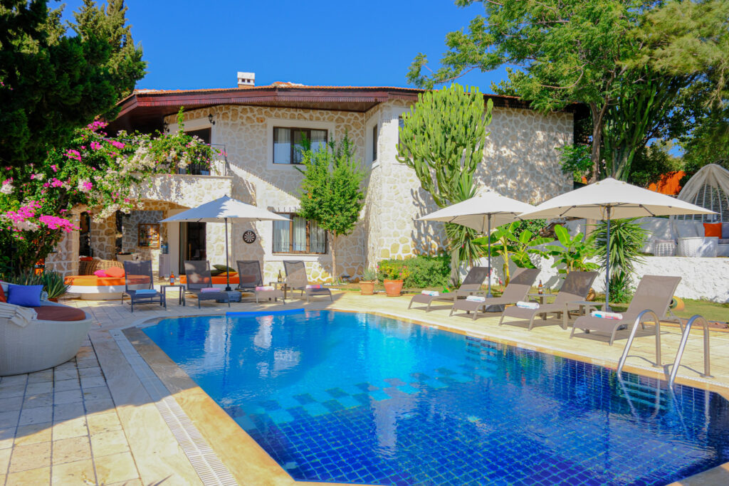 Spacious 4-Bedroom Detached Villa with Large Mature Garden in Patara Kalkan